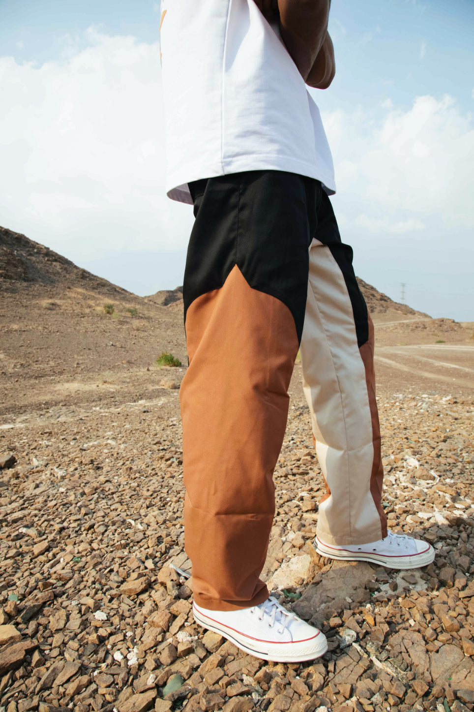 5ivepillars Arch Panel Pants - Brown