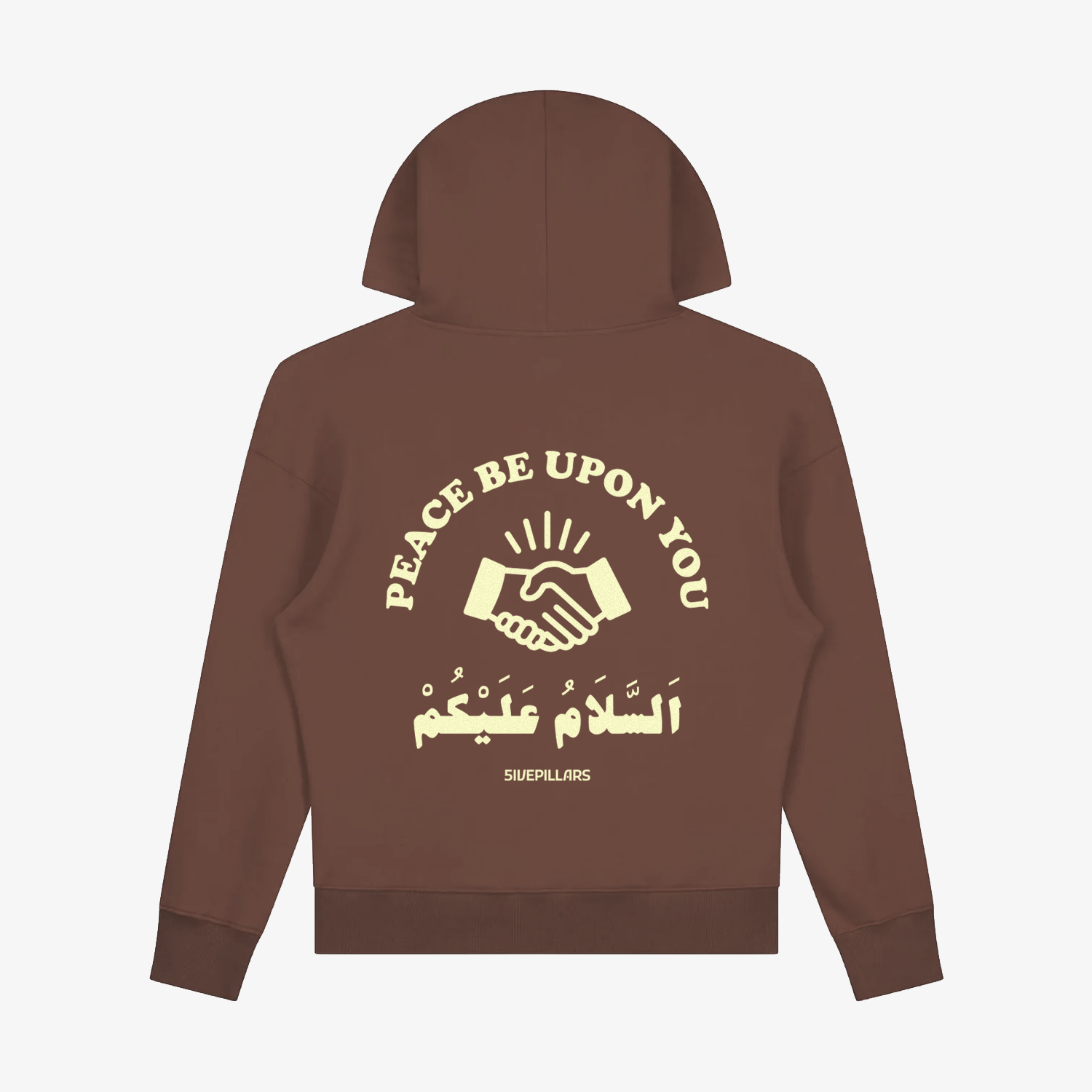 Peace Be Upon You Hoodie - Brown