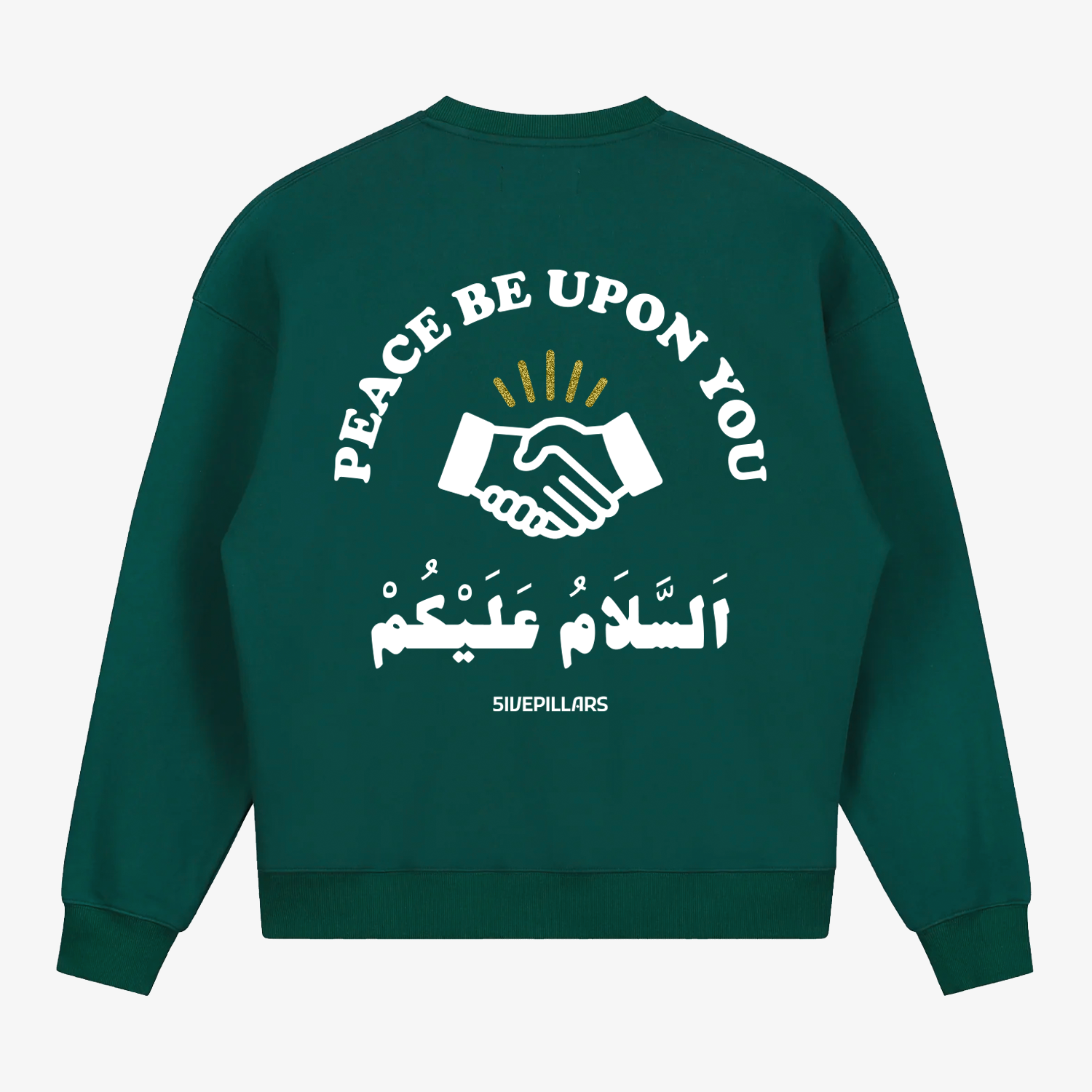 Peace Be Upon You Crewneck - Forest Green