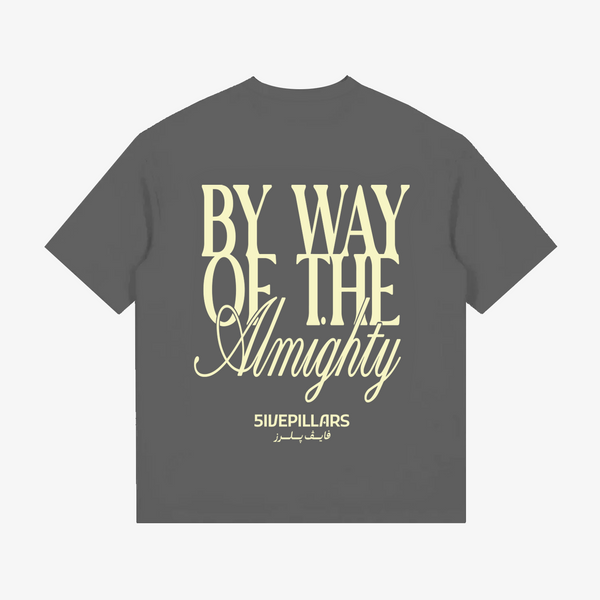 By Way Of The Almighty Tee - Grey