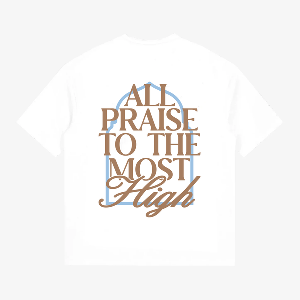 The Most High Tee - White